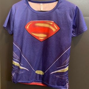 Fuguixing Superman Womens Fitted- Medium
